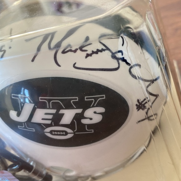 NY JETS MARK SANCHEZ Signed Mini Helmet - Picture 2 of 13